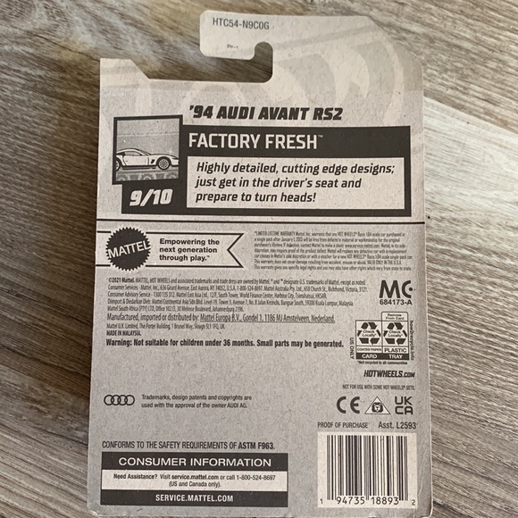 Hot Wheels Audi Avant RS2 Factory Fresh 2024 No Fuel Tank Door 🆕 Station Wagon - Picture 6 of 7